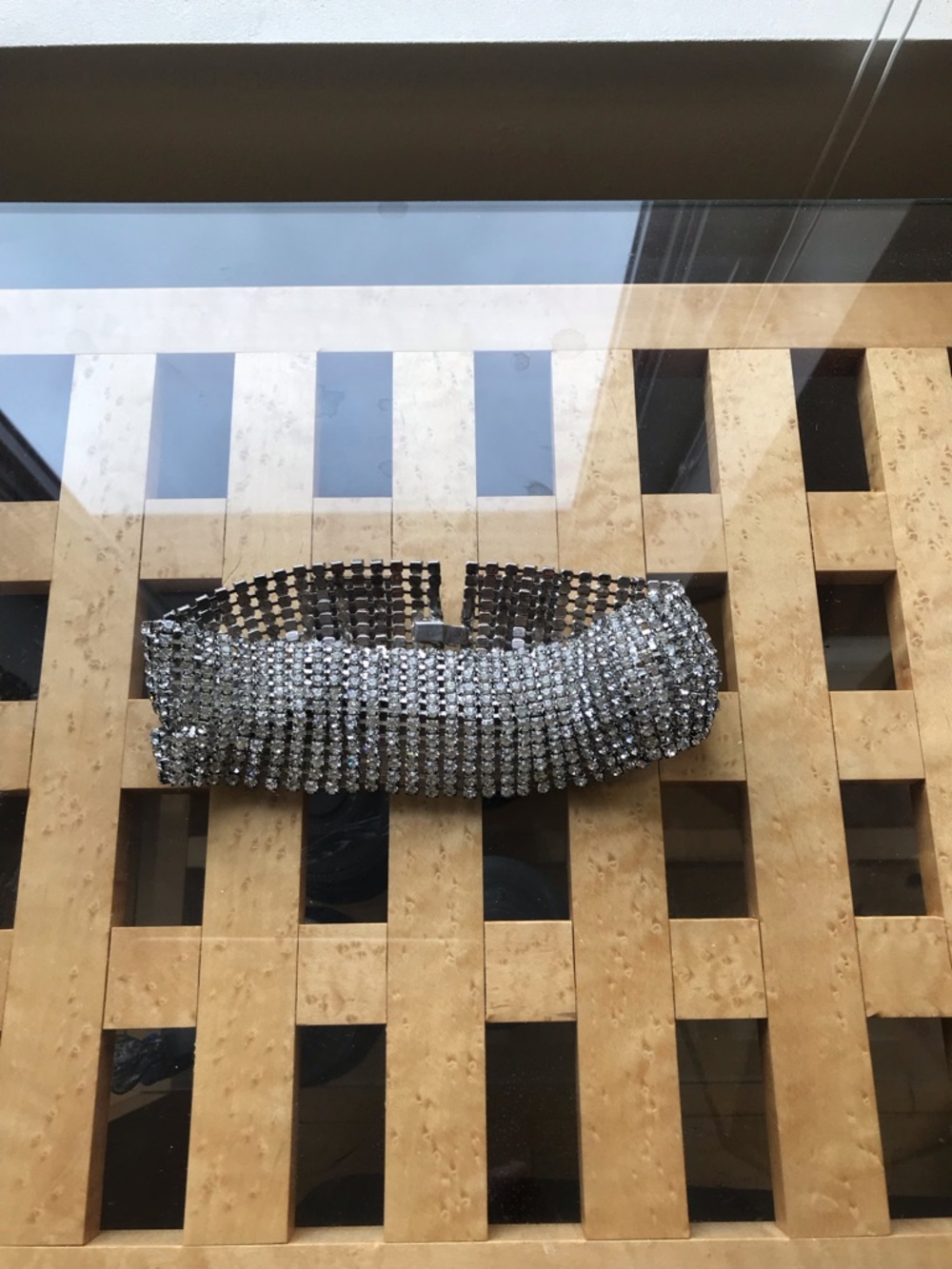 Vintage Rhinestone Crystal Choker